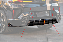 BMW XM G09 2022- Dyfuzor tylnego zderzaka AE (Carbon) zdjęcia 4