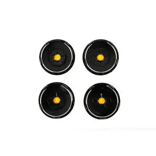 Zaślepki do felg 60/56 mm (Czarne z chromem, 4 szt.) zdjęcia 4