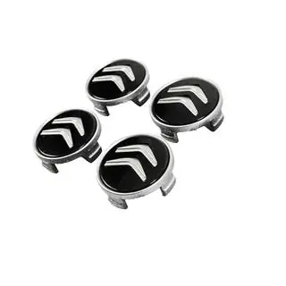 Zaślepki do felg 60/56 mm (Czarne z chromem, 4 szt.) zdjęcia 2