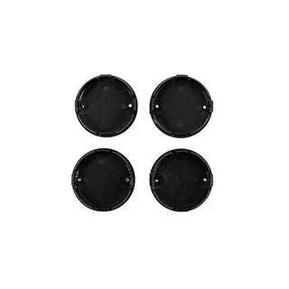 Zaślepki do felg 60/58 mm (Czarne z chromem, 4 szt.) zdjęcia 4