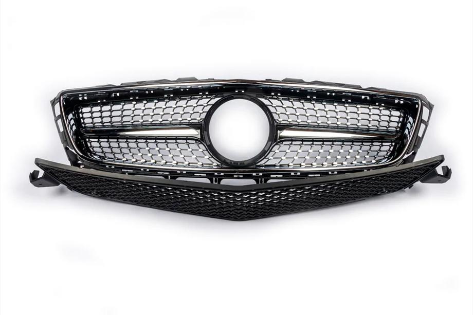 Mercedes CLS C218 2011-2018 Wyprzedaż Grill przedni 2011-2014 (Diamond Silver) Image
