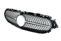 Mercedes E-class W213 2016-2023 Przedni grill Diamond Silver (do Base, 2020-2023) zdjęcia 2