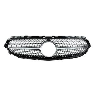 Przedni grill Diamond Silver (do Base, 2020-2023) Mercedes E-сlass W213 2016-2023 zdjęcia 1