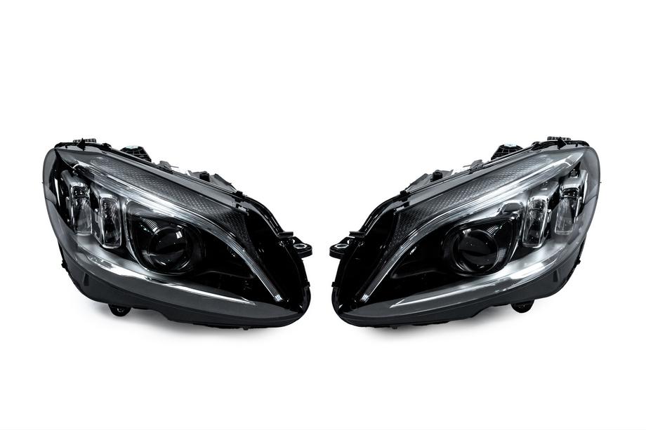 Mercedes C-class W205 2014-2021 Przednie reflektory z modułami Full LED (do LED, 2 szt.) Zdjęcia 1