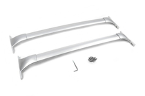 Nissan X-trail T32/Rogue 2014-2021 Belki poprzeczne bagażnika dachowego na zintegrowane relingi OEM (2 szt.) Czarny zdjęcia 12