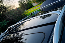 Nissan Pathfinder R52 2012-2021 Belki poprzeczne bagażnika dachowego na zintegrowane relingi OEM (2 szt.) Szary zdjęcia 1