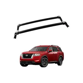 Belki poprzeczne bagażnika dachowego na zintegrowane relingi OEM (2 szt.) Nissan Pathfinder R53 2021- zdjęcia 1