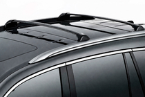 Acura MDX 2013-2020 Belki poprzeczne bagażnika dachowego na relingi zintegrowane OEM (2 szt.) Chrom zdjęcia 1