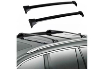 Acura MDX 2013-2020 Belki poprzeczne bagażnika dachowego na relingi zintegrowane OEM (2 szt.) Chrom zdjęcia 12