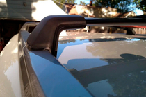 Honda CRV 2012-2016 Belki poprzeczne bagażnika dachowego na relingi zintegrowane OEM (2 szt.) Czarny zdjęcia 7