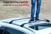 Honda HR-V 2014-2021 Belki poprzeczne bagażnika dachowego na relingi zintegrowane OEM (2 szt.) Szary zdjęcia 18