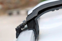Honda HR-V 2014-2021 Belki poprzeczne bagażnika dachowego na relingi zintegrowane OEM (2 szt.) Szary zdjęcia 15