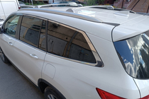 Honda Pilot 2015-2022 Belki poprzeczne bagażnika dachowego na relingi zintegrowane OEM (2 szt.) Szary zdjęcia 1