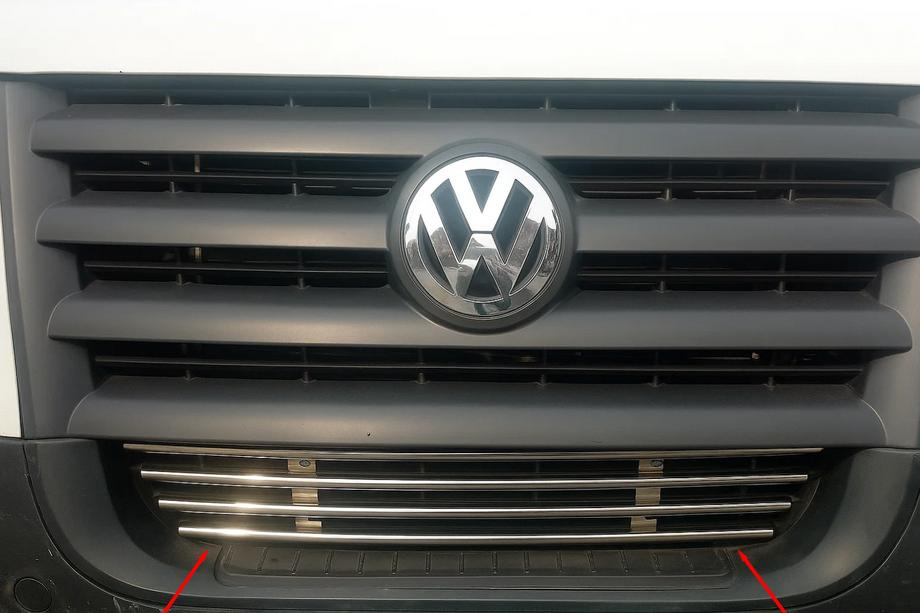 Volkswagen Crafter 2006-2016 Kratka zderzaka stal nierdzewna Image