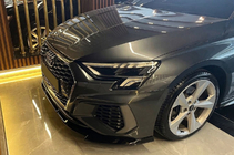 Audi A3 2020- Przedni splitter (dokładka lip) EuroCap (do S-line, 2020-2024, ABS) zdjęcia 3