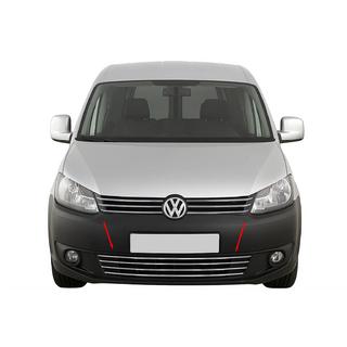 Jednoczęściowa kratka zderzaka ze stali nierdzewnej Volkswagen Caddy 2010-2015 zdjęcia 1