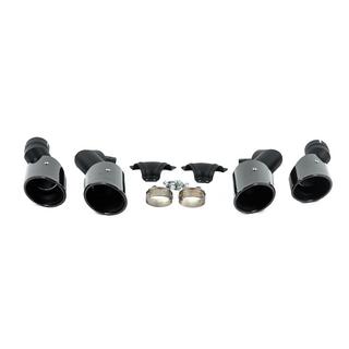 Końcówki wydechu V2 Black w stylu X5M F95 BMW X5 G05 2019–2026 zdjęcia 1