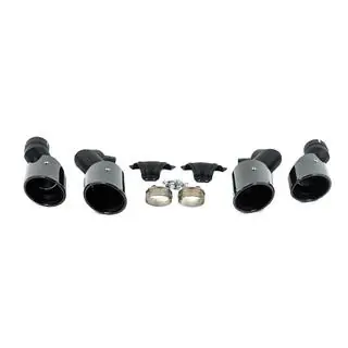 Końcówki wydechu V2 Black w stylu X5M F95 zdjęcia 1