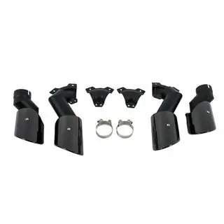 Końcówki wydechu V2 Black w stylu X5M F95 zdjęcia 2