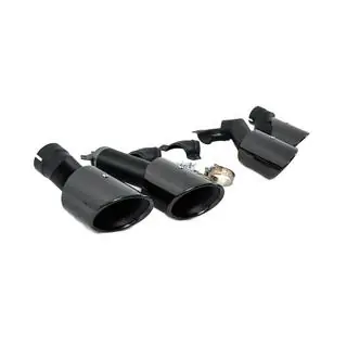 Końcówki wydechu V2 Black w stylu X5M F95 zdjęcia 4