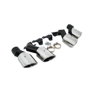 Końcówki wydechu V2 Silver w stylu X5M F95 BMW X5 G05 2019–2026 zdjęcia 4
