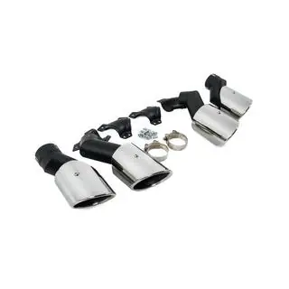 Końcówki wydechu V2 Silver w stylu X5M F95 zdjęcia 4