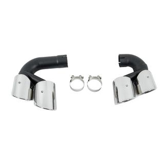 Końcówki wydechu V1 Silver w stylu X6M F96 zdjęcia 2
