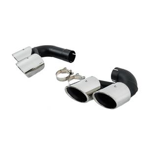 Końcówki wydechu V1 Silver w stylu X6M F96 zdjęcia 3