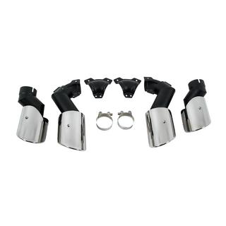 Końcówki wydechu V2 Silver w stylu X6M F96 zdjęcia 2