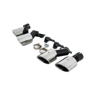 Końcówki wydechu V2 Silver w stylu X6M F96 zdjęcia 3