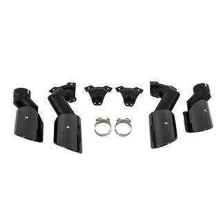 Końcówki wydechu V2 Black w stylu X6M F96 zdjęcia 2