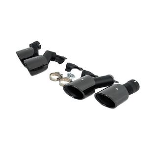 Końcówki wydechu V2 Black w stylu X6M F96 zdjęcia 3