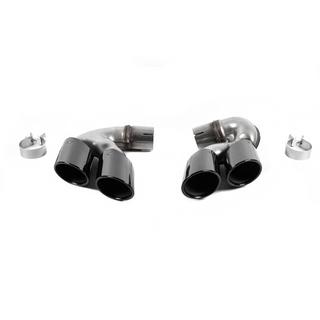 Końcówki wydechu V1 Black w stylu X6M F96 zdjęcia 2