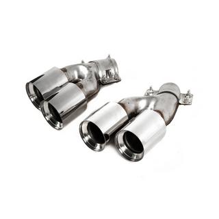 Końcówki wydechu M6 Silver (2 szt.) zdjęcia 1