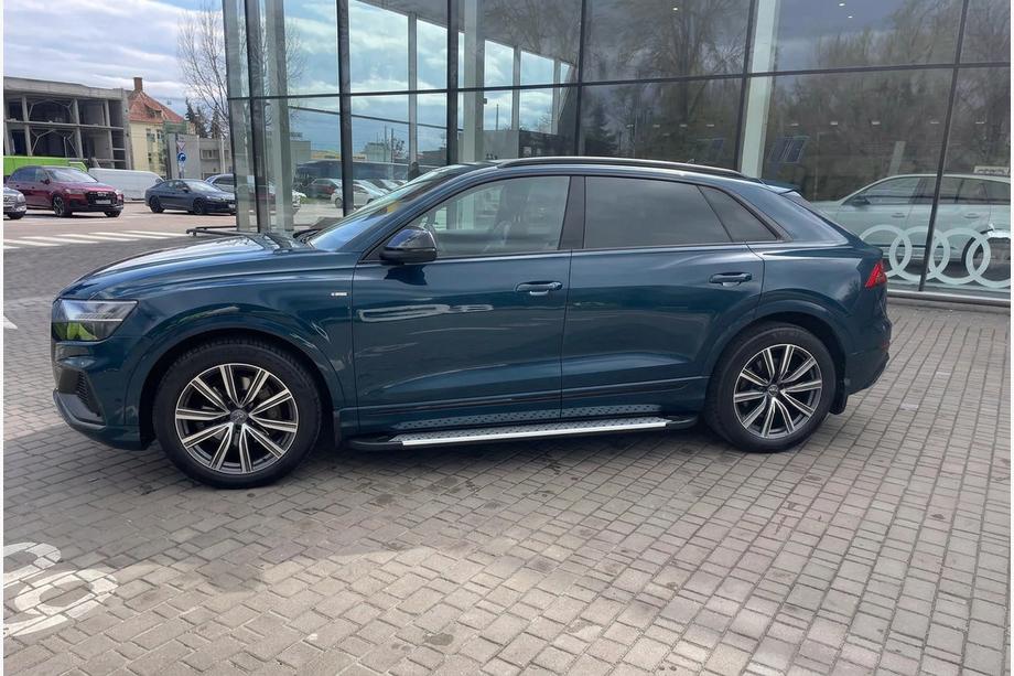 Audi Q8 2018- Progi boczne Allmond Grey (2 szt., aluminium) Image