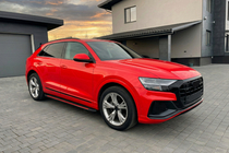 Audi Q8 2018- Progi boczne Maya Red (2 szt., Aluminium) zdjęcia 3