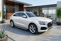 Audi Q8 2018- Stopnie boczne Maya V2 (2 szt., Aluminium) zdjęcia 3
