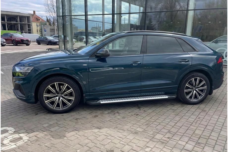 Audi Q8 2018- Stopnie boczne Line (2 szt., aluminium) Image