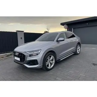 Progi Boczné Vision New Grey (2 szt., Aluminium) Audi Q8 2018- zdjęcia 1