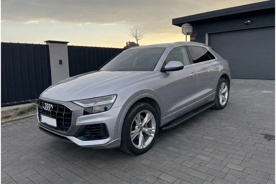 Audi Q8 2018- Stopnie boczne Bosphorus Black (2 szt., Aluminium) Image