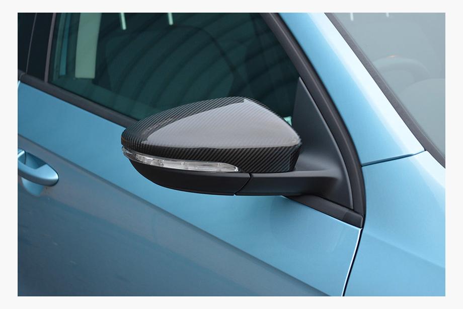 Volkswagen Passat CC 2008-2017 Nakładki na Lusterka (2 szt, Prawdziwy Carbon) Zdjęcia 15