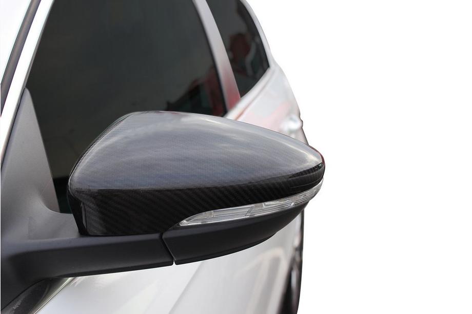 Volkswagen Passat CC 2008-2017 Nakładki na Lusterka (2 szt, Prawdziwy Carbon) Zdjęcia 17