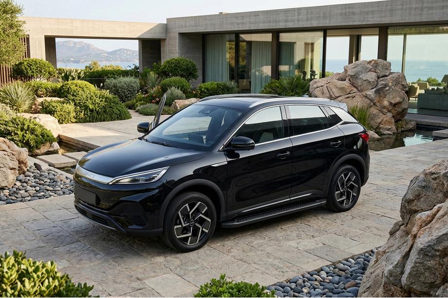 BYD Atto 3 2021- Progi boczne Allmond Black (2 szt., aluminium) Image
