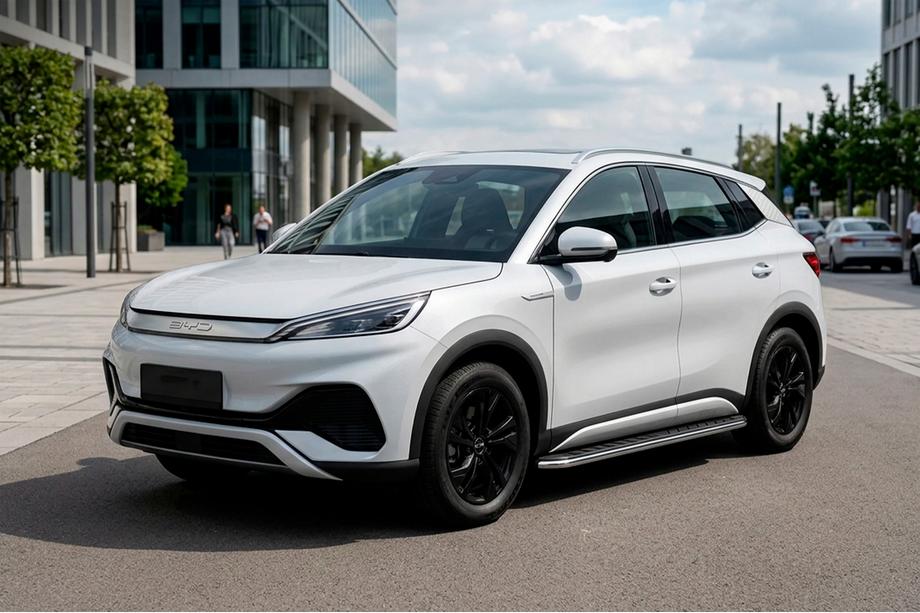 BYD Atto 3 2021- Progi Boczne Maydos V1 (2 szt., Aluminium i Stal Nierdzewna) Image