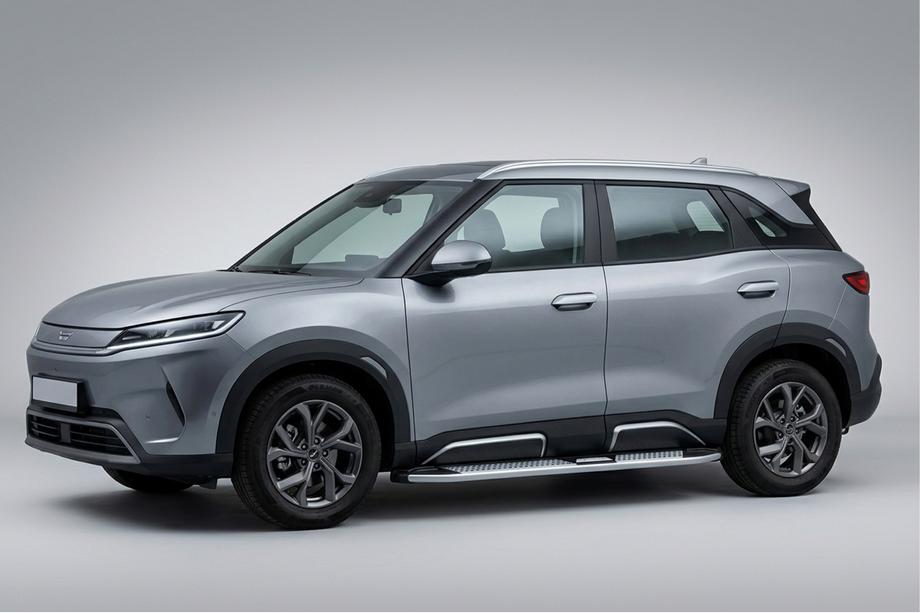 BYD Atto 2/Yuan Up 2024– Progi Boczne Mevsim Grey (2 szt., Aluminium) Image