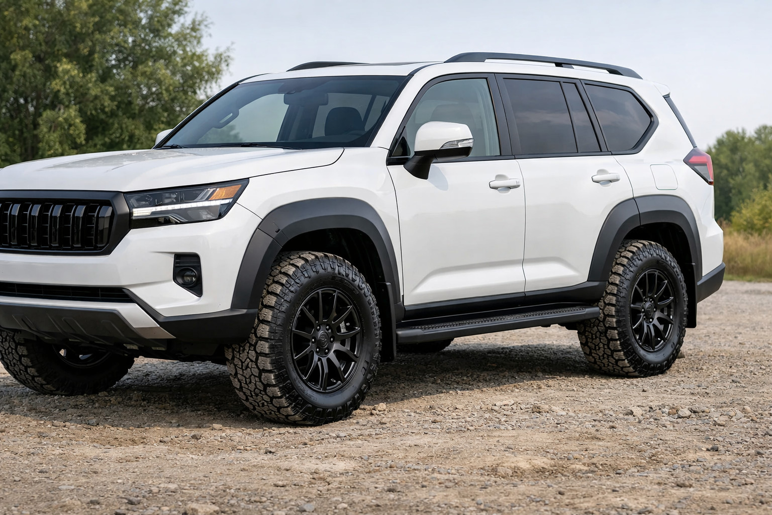 Toyota Land Cruiser Prado 250: co założyć, gdy denerwuje błoto na bokach i wąskie nadkola