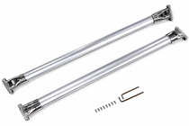 Lexus LX570/450d 2008-2022 Belki poprzeczne bagażnika dachowego na relingi zintegrowane OEM (2 szt.) zdjęcia 1