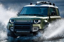 Land Rover Defender 2019- Belki poprzeczne bagażnika dachowego na relingi zintegrowane OEM (2 szt.) zdjęcia 1