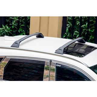 Belki poprzeczne bagażnika dachowego na relingi zintegrowane OEM (2 szt.) Mazda CX-5 2017–2025 zdjęcia 4