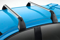 Toyota Corolla 2019- Belki poprzeczne bagażnika na zintegrowane relingi OEM (HB, 2 szt.) Czarny zdjęcia 6